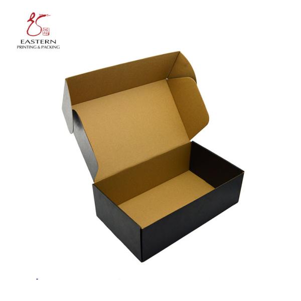 Логотип напечатал бумагу Kraft гофрированное Shoebox для ботинок спорт