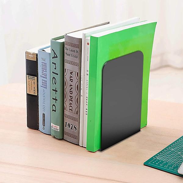 ISO9001 Rohs CE Dépositifs de livres en métal noir pour livres lourds Étagères flottantes Porteur d'étagère de livres