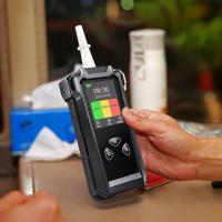 Analisador de respiração de álcool de fábrica com impressora LED e sensor de venda de combustível
