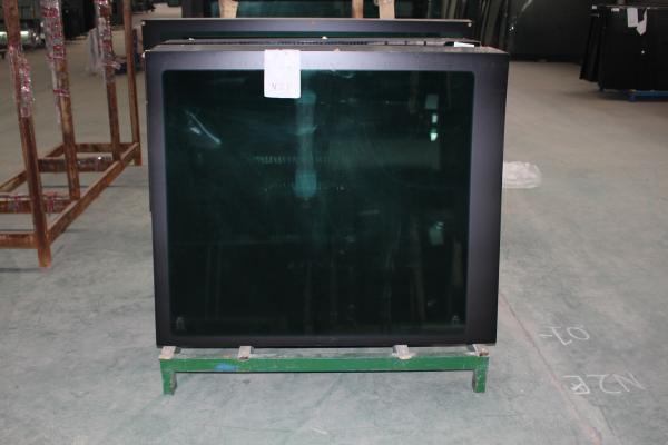 Custom Tempered Rear Windshield Glass , Clear / Green Auto Glass Windshield