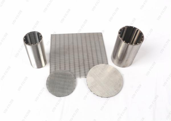 Good Surface 0.8mm Slot 600mm Length Johnson Vee Wire Screen High Strength