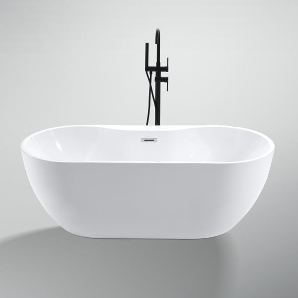 JSD9202 Luxury Ellipse Acrylic Freestanding Bathtub with Whirlpool/Massage Function