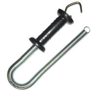 5m m galvanizaron el hardware superior de la manija de la puerta del gancho