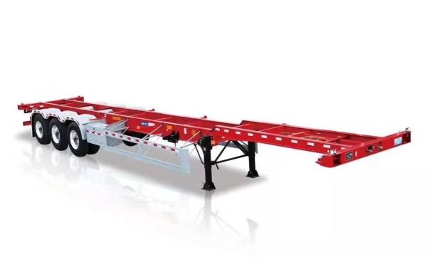スケルトンセミトレーラーコンテナ輸送トレーラー