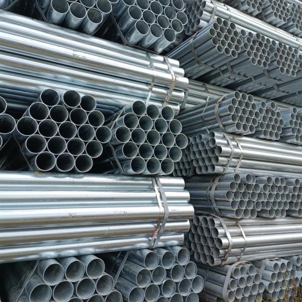 Hot Dipped Galvanized Steel Pipe Hollow Sections Welded Carbon Round Steel Tube