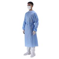 O vestido cirúrgico descartável seling quente do PE uniforme de SMS PP esfrega o vestido do isolamento do terno para o hospital