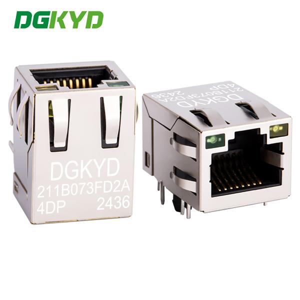 DGKYD211B073FD2A4DP RJ45 Connector POE Interface TAB-UP Ethernet Filter