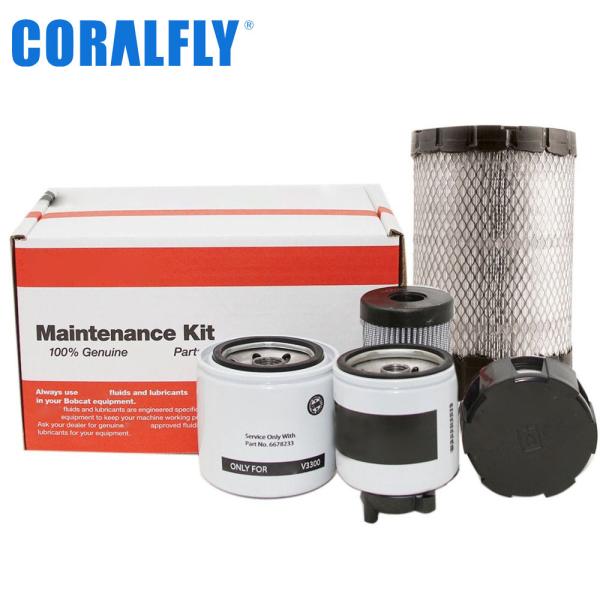 Máquina escavadora Engine Bobcat Oil Filter de CORALFLY 7225338 7012314 6661248 7248874