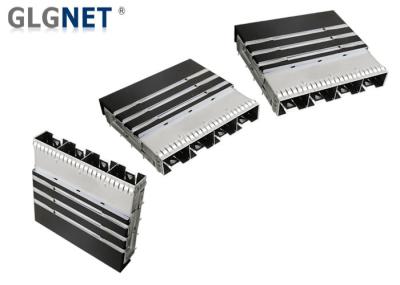 Heat Sink Mates SFP28 Sfp Socket 1 X 4 Ganged Structure With SFP28 Transceiver