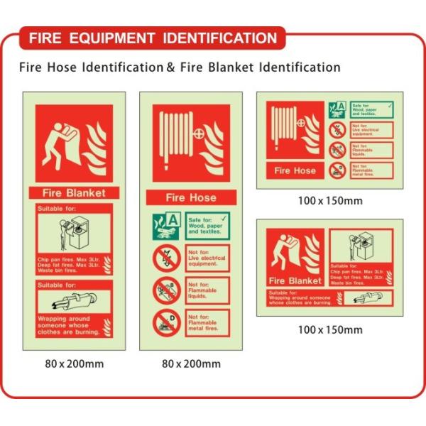 Self Luminous Fire Extinguisher Safety Sign Direction Point Distinguisher For Hospital