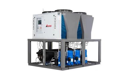 35 Ton Water Cooled Screw Chiller With Finned Copper Tube Condenser
