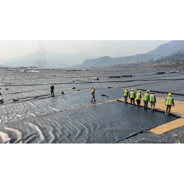 Géomembrane imperméable au HDPE pour les décharges