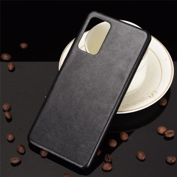 Vintage Leather Back Cover , Anti Scratch Cell Phone Protective Cover Half Wrapped