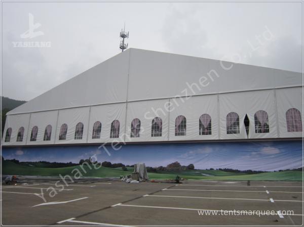 Decorated Backyard / Garden Big Wedding Tents High Strength For 1000 People
