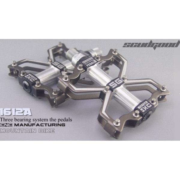 CNC обработанные 3 подшипника Алюминиевая сплав Велосипед педаль Премиум анодированные цвета