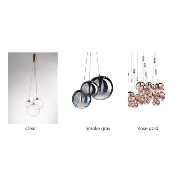 Royal Glass Ball Pendant Lamp Burst Multi-Light Pendant（WH-AP-608）