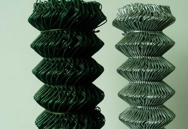 Professional Chain Link Fence cyclone wire fence roll 1.22m x 25m standard roll color green