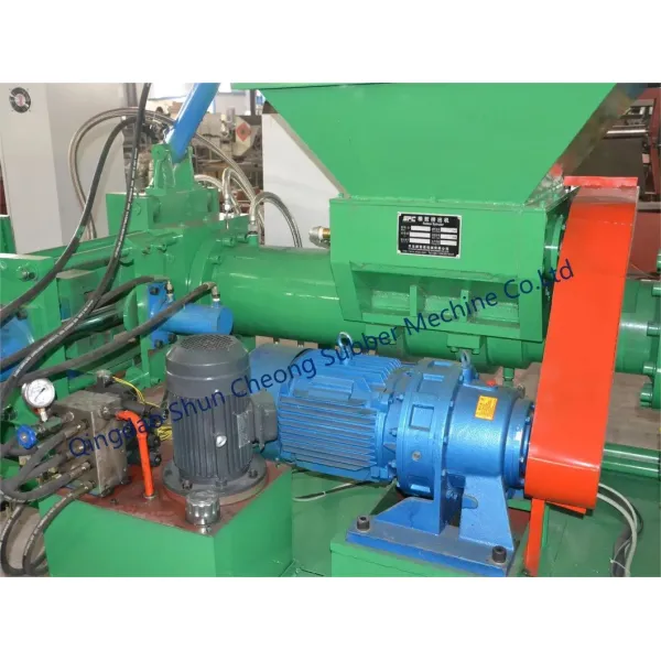 Double-heads Rubber Strainer Extruder/Force Feeding Rubber Strainer Machine with Double Head