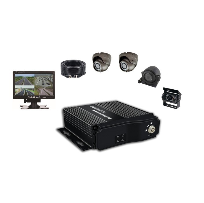 Автомобильный мобильный DVR с GPS 4CH 1080P видео вход GPS отслеживание и Wifi