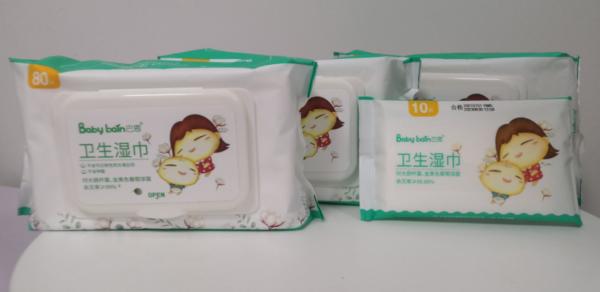Multi Purpose Non Alcoholic Disposable Wet Wipes For Clean Hand And Mouth