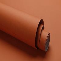 Caramel Orange Plain Color Wallpaper 122cm 61cm Self Adhesive Vinyl Wallpaper For Bathroom