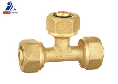 CPVC Brass 4 Way Tee 16mm Pvc Hydraulic Hose Fitting