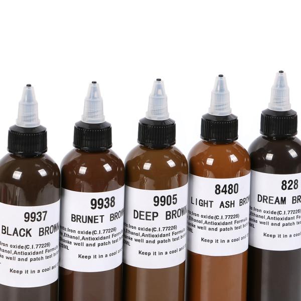 Lushcolor Semi Cream Semi Permanent Makeup Pigments 120 ML Big Bottle For Tattoo Art