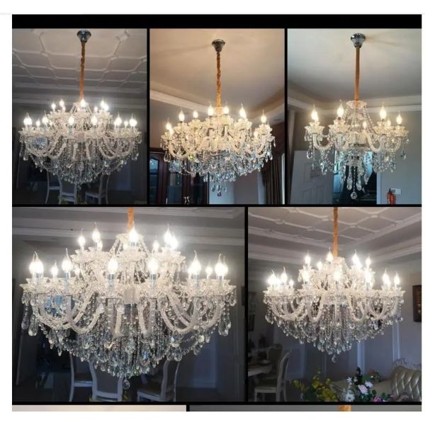 New Luxury K9 Modern Crystal Lustres De Cristal Lamps Chandeliers Sterling Chandelier（WH-AP-649）