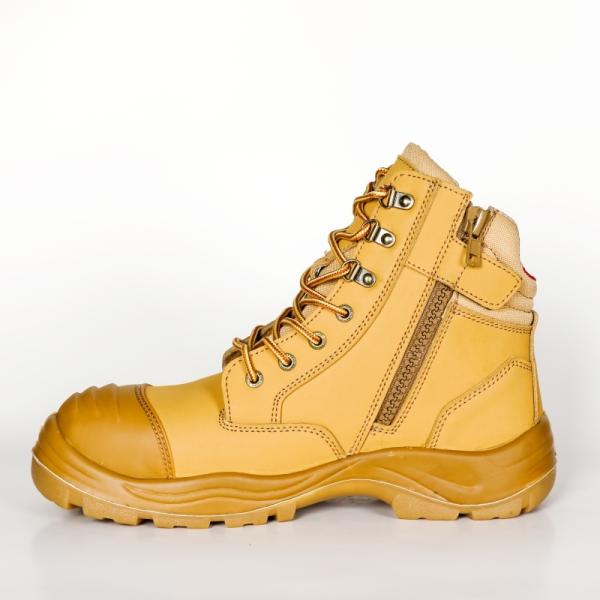 Australia Safety Boots Quality Factory ISO PU Outsole and Genuine Leather Upper Unisex Worker Shoes