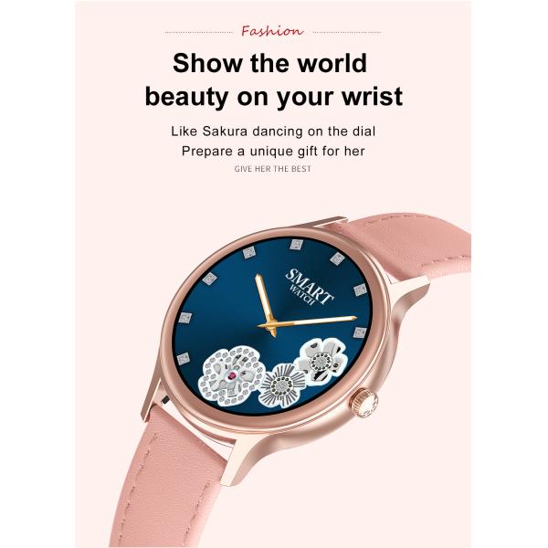 Умный дозор 2020 спорта отслежывателя фитнеса Smartwatch тарифа сердца ECG женщин 1.09-Inch дозора DT66 полный делает водостойким для IOS Xia