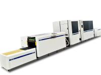 Machine d'impression numérique à jet d'encre rotative CMYK à grande vitesse