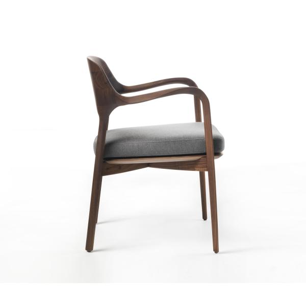 Three Different Finishes Fiberglass Dining Chair Porada Ella Chair