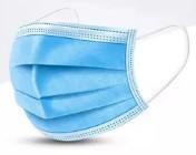 Non Woven 3 Ply Disposable Mouth Mask Daily Protective 100% Polyester Shell Fabric
