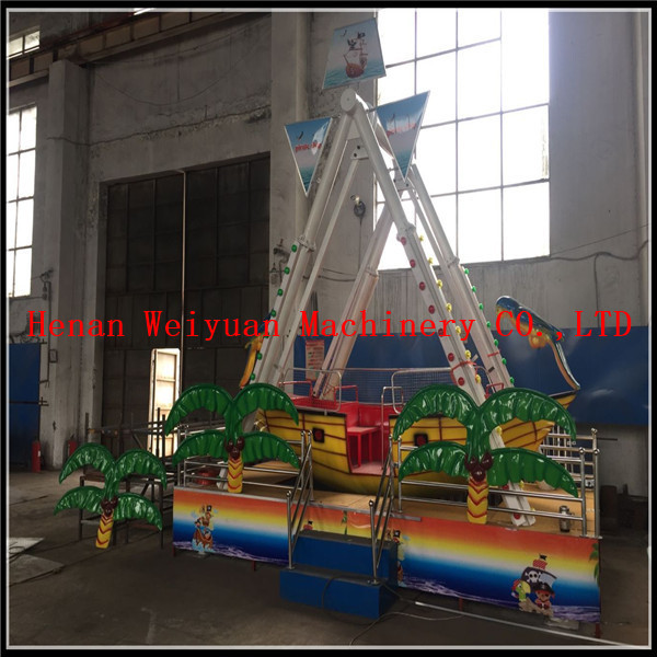 Top Manufacturer Amusement Rides Mini Pirate Ship/Viking Ship 12 Seats Electric Kiddie Rides Pirate Boat For Sale