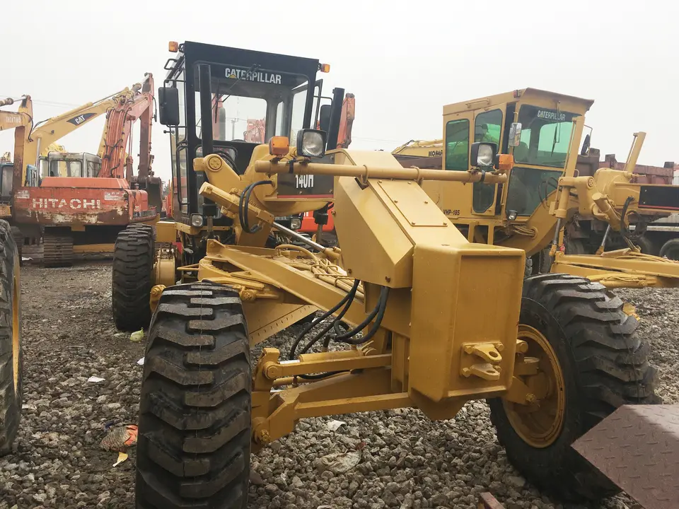 Affordable 140 Motor Grader Caterpillar 140G 140K with 6CTA8.3 Engine Model