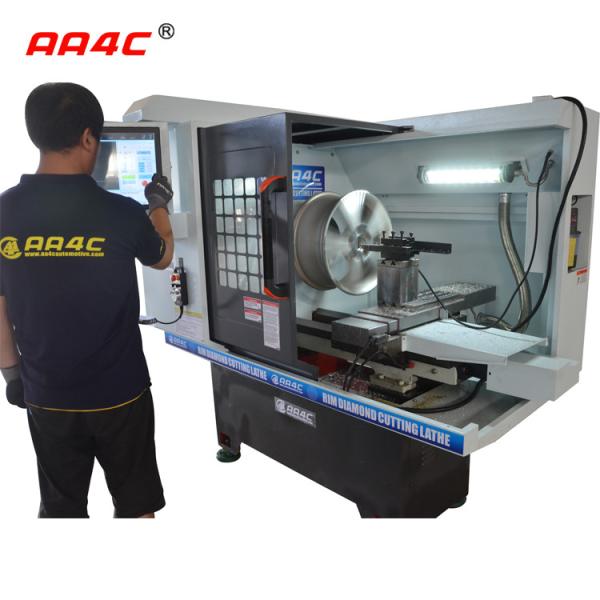 Reparo de endireitamento da roda do torno de Diamond Cutting Machine Refurbished Cnc da roda da liga da exploração do laser