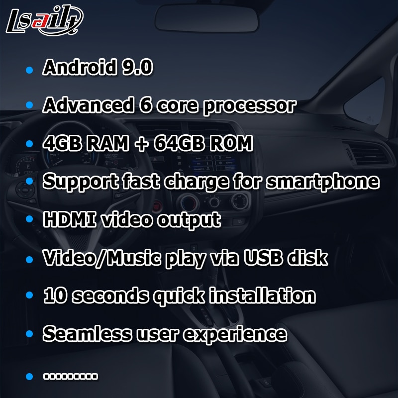 Интерфейс RK3399 мультимедиа ROM 64GB видео- для автомобиля Пежо Citroen