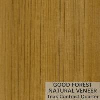 La couronne naturelle de placage en bois naturel de teck a coupé la certification du placage FSC