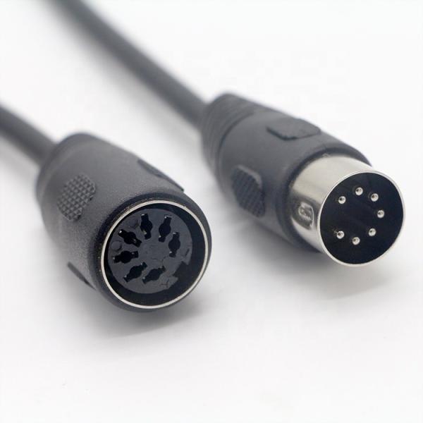 1M 3M 5M Shield Male to Female 7 PIN DIN Connector MIDI Extension Cable