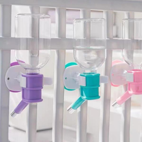 Custom Cute Pet Bowls Feeding Hanging Ball Kettle 200ml Cute Cat Water Bowl 205x113x68mm