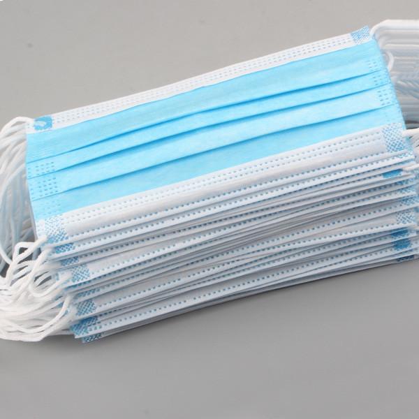 Disposable 3 Ply Safety Protective Durable Earloops High Barrier Dust Proof For Personal Health