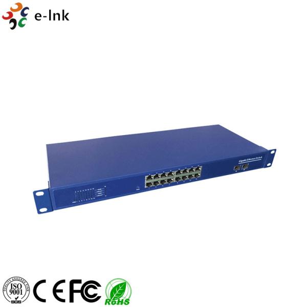 16 ports 10/100/1000M Gigabit Ethernet Switch with 2 SFP ports