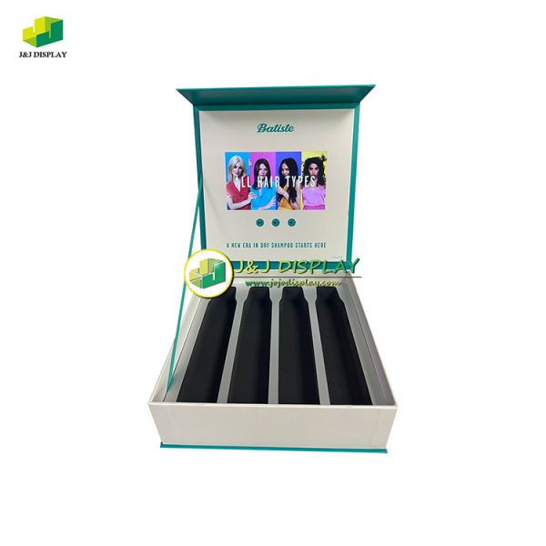 Custom Digital Music Video Gift Carton Packaging Box with LED Cardboard Display
