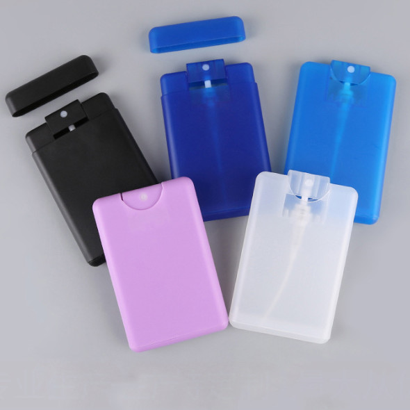 20Ml 30ML Plastic Credit Card Sprayer For Perfume White Black Pink Blue