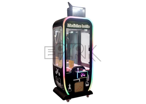 English Version Lucky Fortune Gift Crane Claw Machine With LED Lamp