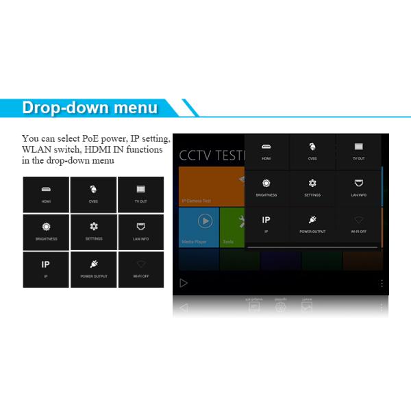 8 тестер CCTV дюйма 4K IPC с анти- крышкой солнечного света