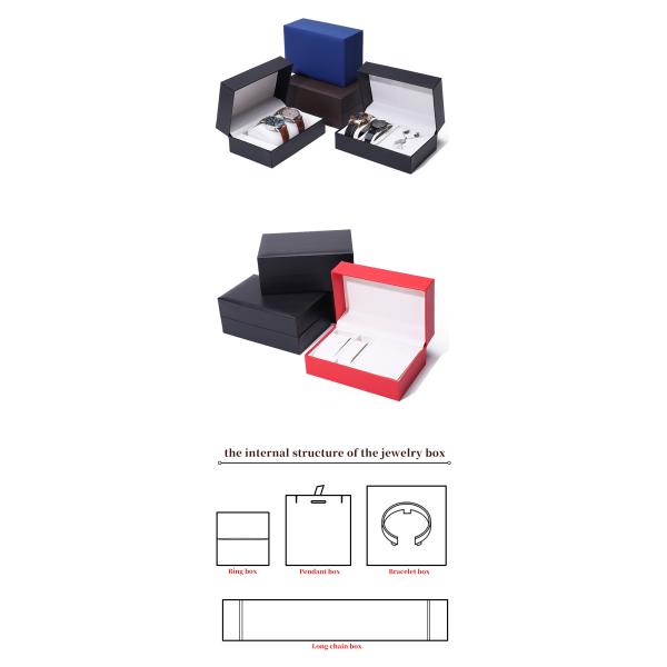 Multi Function Dual Pack Hard Paper Watch Box DustProof Luxury Packaging Case