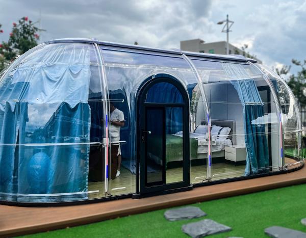 Good Quality Product Customized Outdoor Clear Party Tent Romantic Transparent Star Capsule