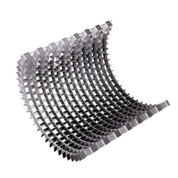 SS304H Hexagonal Metal Mesh Manufacturer Shell Type Bonding Hole Hexmetal 19MM Depth Power Plant Ducts