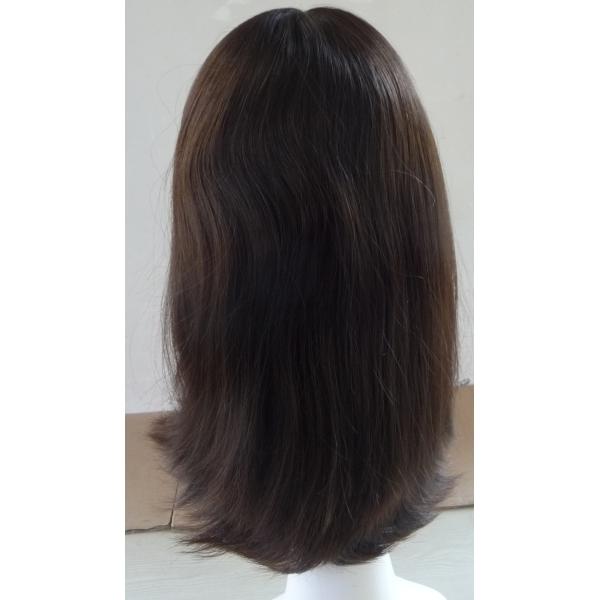 Womens 100 Human Hair Wigs Ladies Wigs Bleached Knots Full Lace Cap